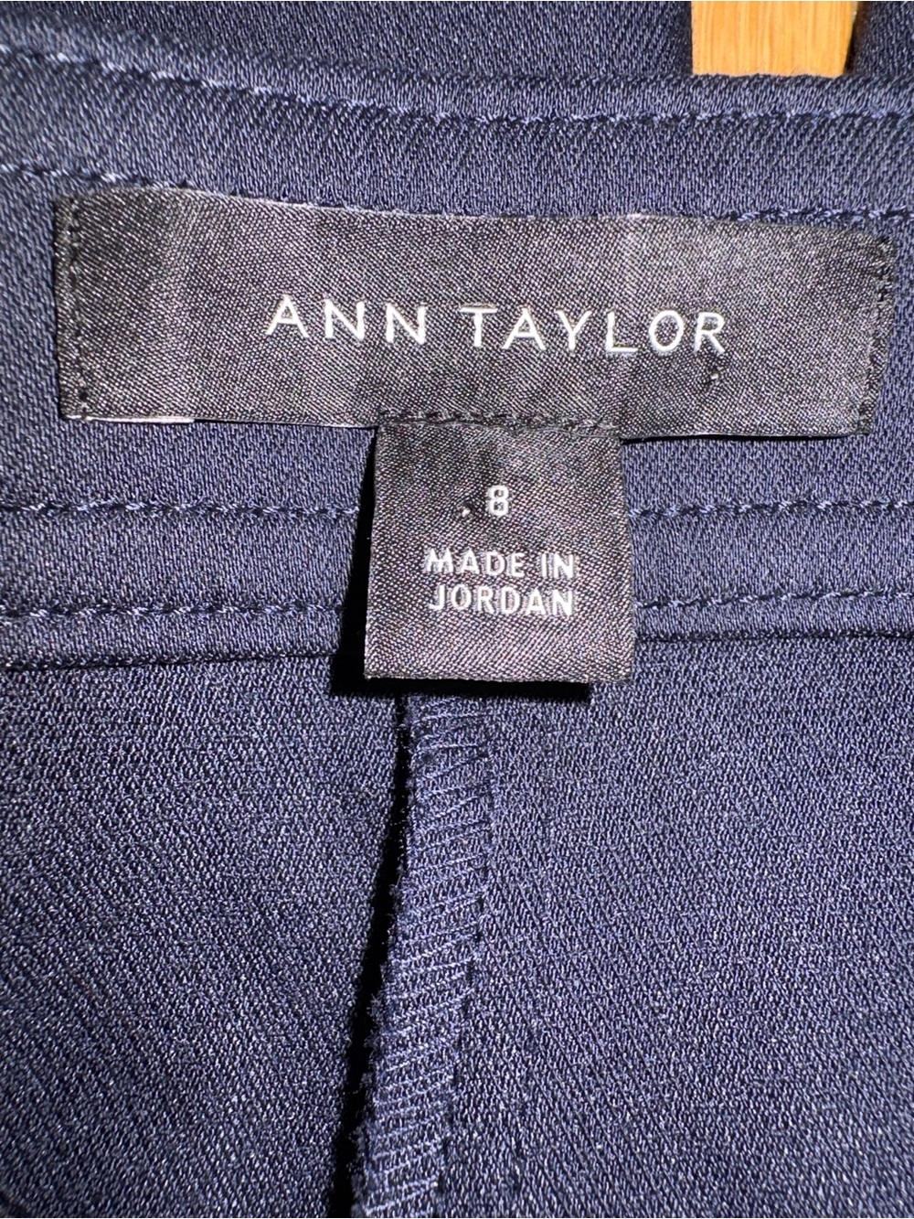 Ann Taylor Navy Wide-Leg Pants - Picture 4 of 11